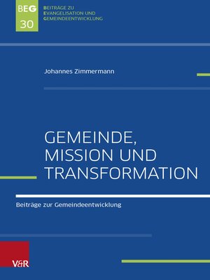 cover image of Gemeinde, Mission und Transformation